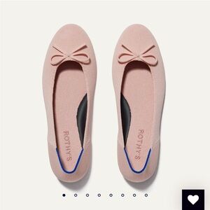 New In Box Rothy Ballerina flats. 7.5, pink